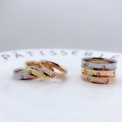 [Resenly Jewelry]DOUBLE DIAMOND RING