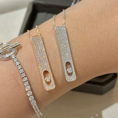 [Resenly Jewelry]MY FIRST DIAMOND PAVED NECKLACE