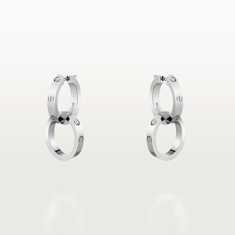 [Resenly Jewelry]LOVE 3.3MM DANGLE EARRINGS
