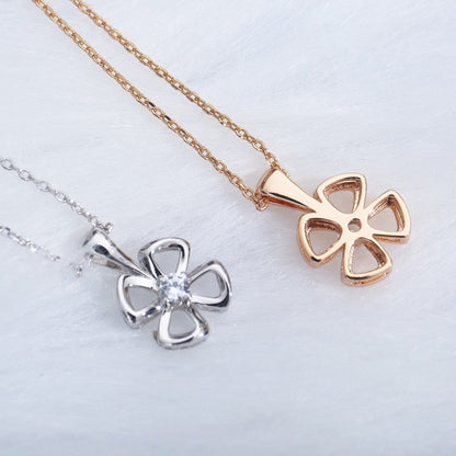 [Resenly Jewelry]FIOREVER NECKLACE DIAMOND CENTER