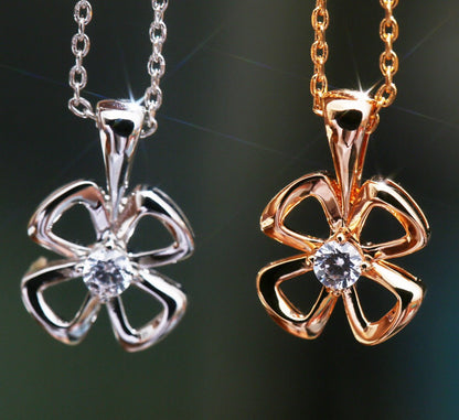 [Resenly Jewelry]FIOREVER NECKLACE DIAMOND CENTER