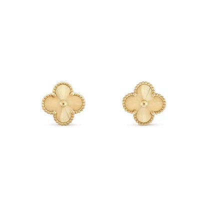 [Resenly Jewelry]CLOVER MEDIUM 1 MOTIFS LASER EARRINGS